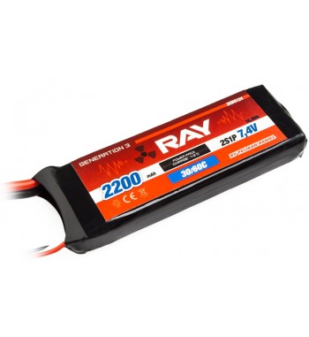 G3 - LC RAY LI-POL 2200 mAh/7.4 30/60C Air Pack