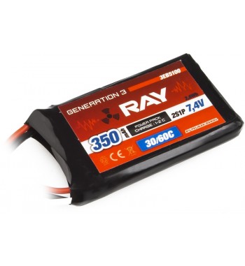 G3 RAY LI-POL 350 mAh/7.4 30/60C Air Pack