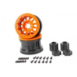 Llantas Beadlock 2.2" Naranja AXIAL (AX31364)